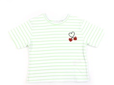 Name It green ash striped top